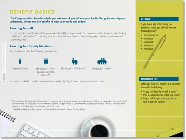 Bright Ideas Design page example