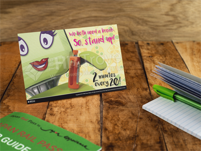 HR Trove A Message from Your Chair for Good Health Mini-Poster